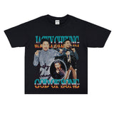 Film Star T Shirt Hong Kong God of Song Zhang Xueyou Printed Loose Street T-shirt