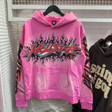 Mens trendy Hoodie & Pants Wash Water Make Old Sweater