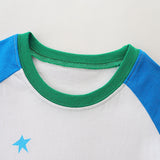 Boy T Shirt Summer T-shirt European and American Style Boys' Short Sleeve Children round Neck Cartoon Top