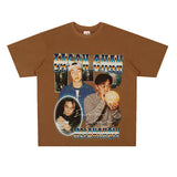 Film Star T Shirt Chen Yixun Loose American Retro Street T-shirt Men and Women