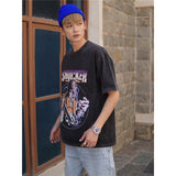 Film Star T Shirt Movie Old Ghost Electricity Experts Pure Cotton Loose Short Sleeve American Retro Trendy T-shirt