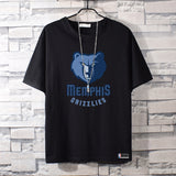 Basketball Sports T Shirt Summer Cotton Short Sleeve T-Shirt Male Student Basketball Sports Loose