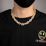Chains Hip Hop Accessories Lock Necklace 14mm Fashion Spectrum Royalty