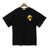 Rhude T Shirt Classic Sunset Theme Printed Short Sleeve T-Shirt