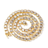 Chains hip hop copper square zircon tennis chain Hiphop St. Valentine's Spectrum