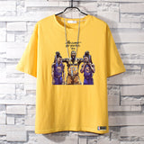 Basketball Sports T Shirt Summer Loose Short Sleeves T-Shirt Male Student Basketball Sports Lakers James