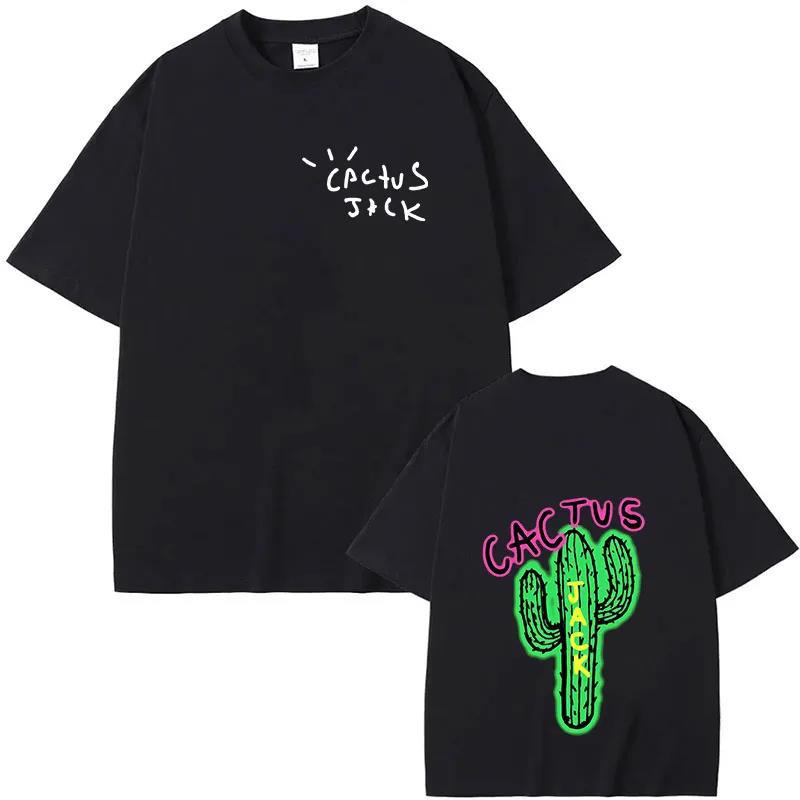 New Luxury Cactus Jack Hip Hop Tshirts Travis 2024 Men's Hip