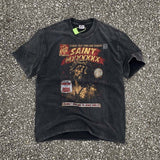 Women Easter T Shirt Saint Michael Cho Easter Limited High Street Retro Distressed T-shirt