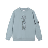 Cp Company Sweatshirts Autumn and Winter Solid Color Sweatshirts Men and Women