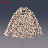 MIJKO Mens Jacket Embroidered Mainstream Fashion Jacket Windbreaker