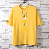 Basketball Sports T Shirt Kobe James Short Sleeve T-Shirt Male Student Loose Leisure Sports