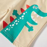Boy Shorts Boys' Shorts Baby Cotton Dinosaur Casual Shorts Summer Knitted Casual Pants