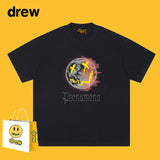 Drew T Shirts Cotton Short Sleeve Loose Men's Short Sleeve