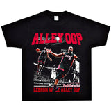 Basket Ball Star T Shirt Basketball Washed Distressed Dwyane Tyrone Wade Short Sleeve Printed T-shirt