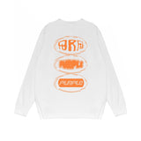 Purple Brand Long Sleeve T-Shirt Fashion Loose Long Sleeve Top