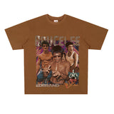 Film Star T Shirt Movie Bruce Lee Cotton Short Sleeve Loose round Neck American T-shirt Men and Women