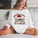 Colored Dead Inside But Jolly AF Christmas Saweatshirt