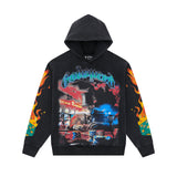 Godspeed Hoodie Spring and Autumn GOD Skull Letter Pattern Printed Hooded Sweater