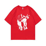 Rapper Lucki Shadow Print Tshirt Men Women Fashion Casual