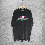 Gallery Dept T Shirts Tee Shirt Washed and Worn Short Sleeve T-shirt Blouse