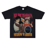 Film Star T Shirt Loose Heavy Street Small Neckline T-shirt Men and Women