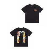 Evisu T Shirts Casual Versatile Unisex T Shirts