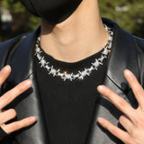 Chains Hip Hop Personality Necklaces Punk Style Jesus Pieces