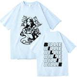 Billie Art Print Harajuku O-Neck Short Sleeve Shirts Billie