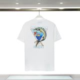 Casablanca T Shirts Spring Summer CASA Sea Fish Alphabet Starry Sky
