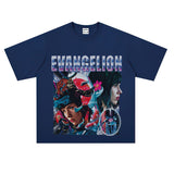 Film Star T Shirt European and American Classic Movie Attack Shell Mobile Team Short Sleeve Loose Retro Printed T-shirt