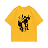 Rapper Lucki Shadow Print Tshirt Men Women Fashion Casual