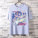 Basketball Sports T Shirt Loose Short-Sleeved T-Shirt Male Student Warrior Curry Basketball Sports