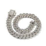 Chains 18mm Full Diamond Cuban Necklace Spectrum St. Valentine's
