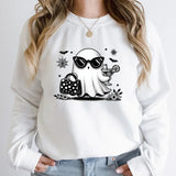Halloween Ghost Print Pullover For Women New Hoodies