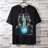 Basketball Sports T Shirt Loose Short-Sleeved T-Shirt Male Student Warrior Curry Basketball Sports