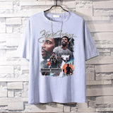 Basketball Sports T Shirt Loose Student Basketball Sport Short Sleeve T-Shirt Men'S Cotton Casual Top