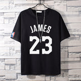 Basketball Sports T Shirt Nba Basketball Cotton Short-Sleeved T-Shirt Male Student Loose Sweatshirt Kobe James Owen Curry