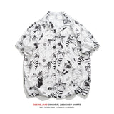 Men's Shirt Short-Sleeved Shirt Men's Summer Loose Casual