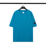 Cp Company T Shirts Men's Cotton Embroidered Casual Crew Neck