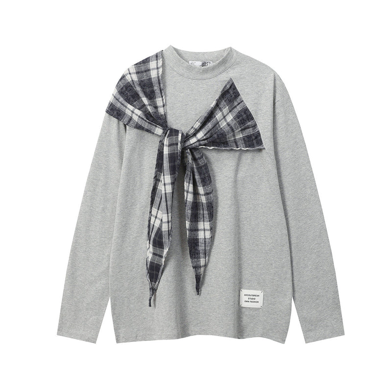 Unisex long-sleeved shirt casual strap design