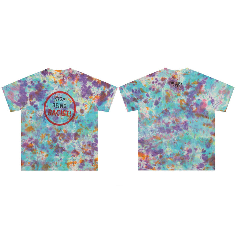 Gallery Dept T Shirts Summer Los Angeles Street Hip-Hop Loose Short Sleeve