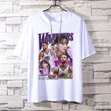 Basketball Sports T Shirt Student Short Sleeve T-Shirt Male Warrior Curry Basketball