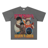 Film Star T Shirt Loose Heavy Street Small Neckline T-shirt Men and Women