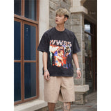 Film Star T Shirt Movie Space-Time Love Traveler Short Sleeve Loose Retro Printed T-shirt Men and Women