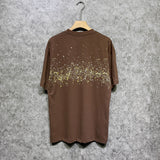 Amiri T Shirt Colorful Splash Ink Casual Hip Hop Short Sleeve T-shirt