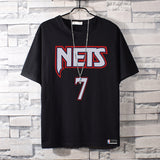 Basketball Sports T Shirt Summer Loose Short Sleeves T-Shirt Men'S Basketball Nets Owen Durant