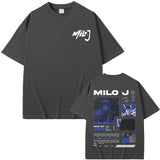 Rapper Milo J 511 Album Double Sided Print T Shirt Men Women