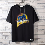 Basketball Sports T Shirt Loose-Fitting Pure Cotton Short Sleeves T-Shirt Boys Basketball Sports Curry