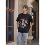 Film Star T Shirt European and American Movies Pure Cotton Loose Short Sleeve Retro Trendy T-shirt