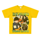 Film Star T Shirt Rock beyond Band Printed Loose Retro Cotton T-shirt for Men and Women